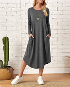 R&B | Lockeres Kleid mit Taschen