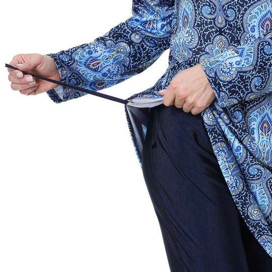 R&B | 3Xl 8Xl Gedruckte Halal Arabische Frauen Badebekleidung Badeanzug Burkinis