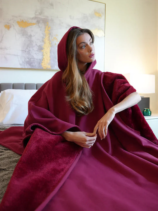 R&B | Oversized Hoodie-Decke - Entspannungs-Kapuzenpullover Zum Wohlfühlen und Relaxen