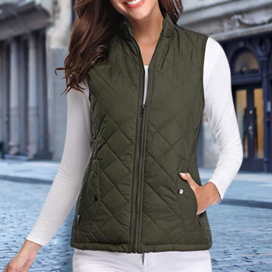 R&B | Elegante Steppjacke mit Zipper für Damen