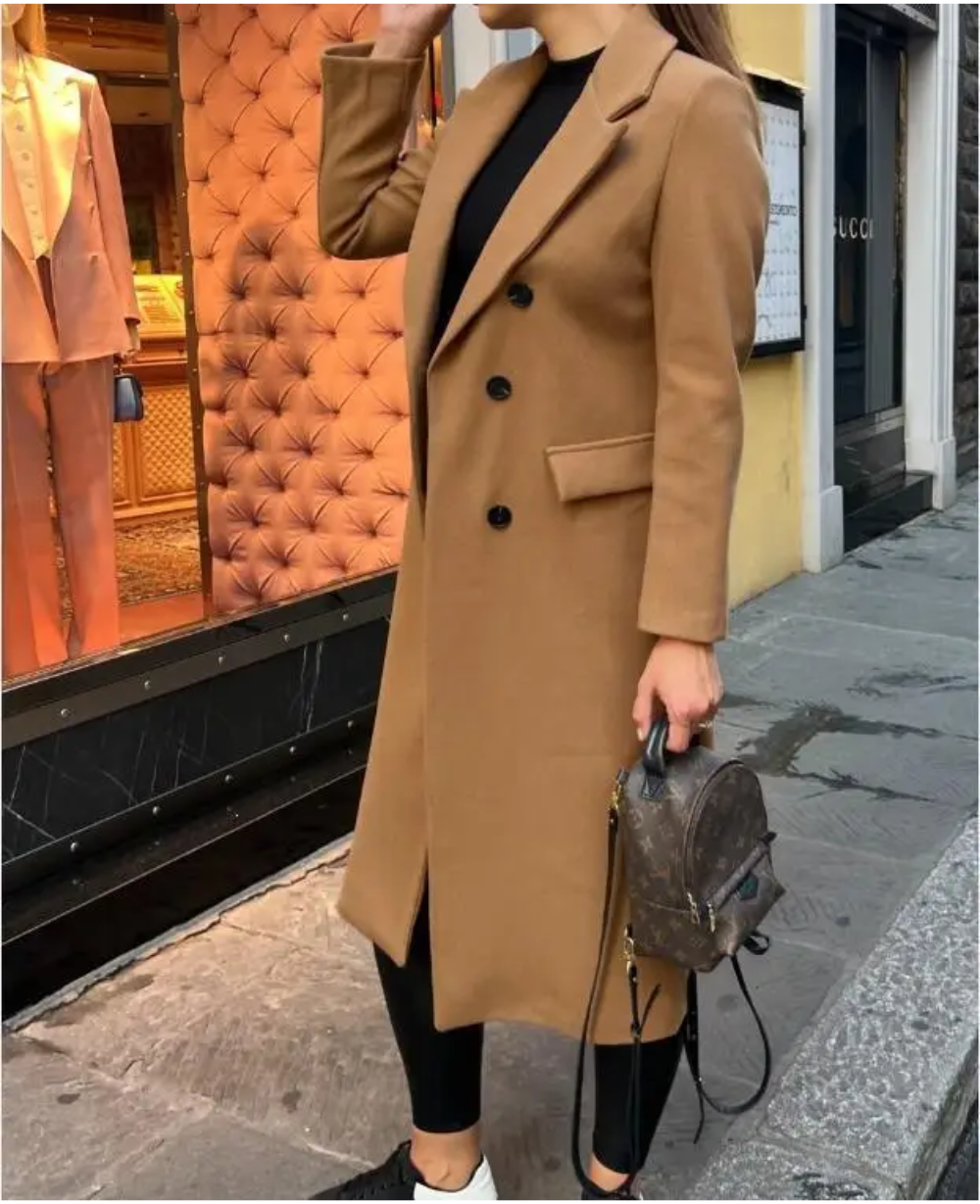R&B | Lange Elegante Taillierte Trenchcoat Für Damen | Perfekt Für Herbst Und Winter