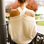 R&B | Off-shoulder Pullover Weicher Strick Trendy und Elegant