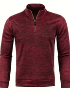 R&B | Herrenpullover mit Reißverschluss am Hals für Herbst & Winter
