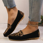 Bequeme Damen-Slipper mit wildem Leopardenprint R&B R&B