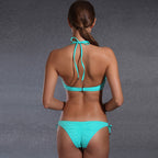 Damen Triangle-Bikini mit verstellbaren Schnürdetails R&B