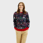 R&B | Vintage Gamer Weihnachts Pullover Damen