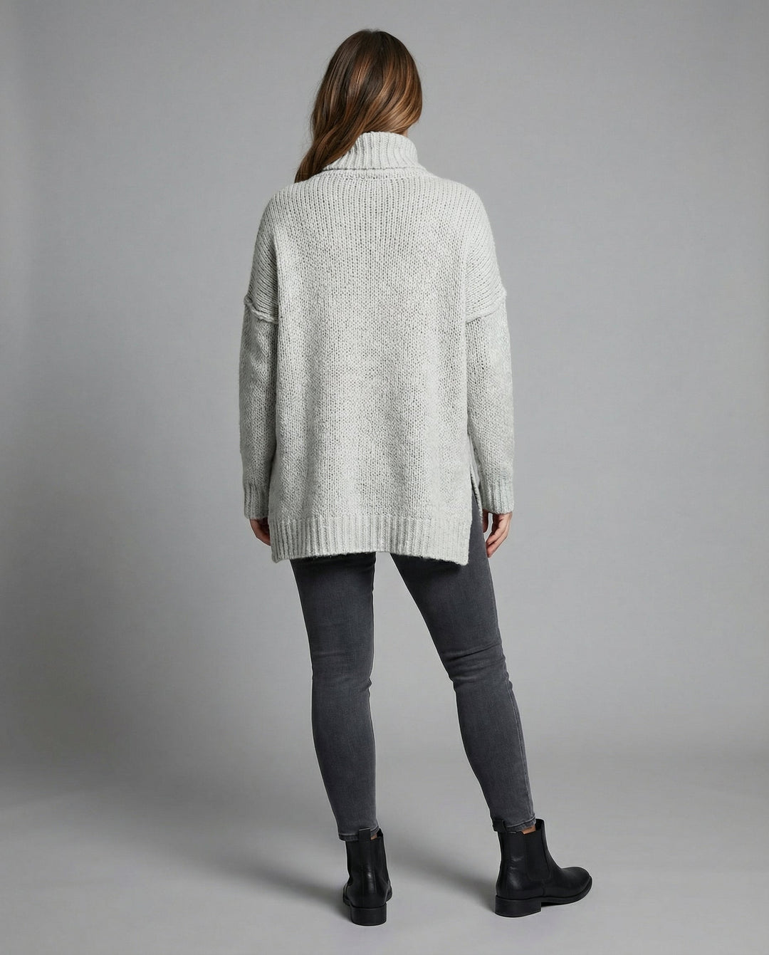Langer Kuscheliger Strickpullover | R&B
