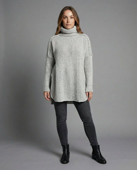Langer Kuscheliger Strickpullover | R&B