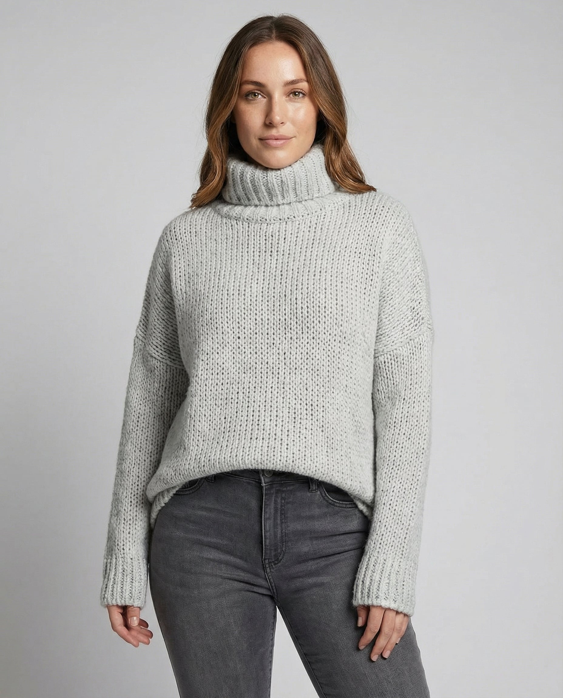 Langer Kuscheliger Strickpullover | R&B