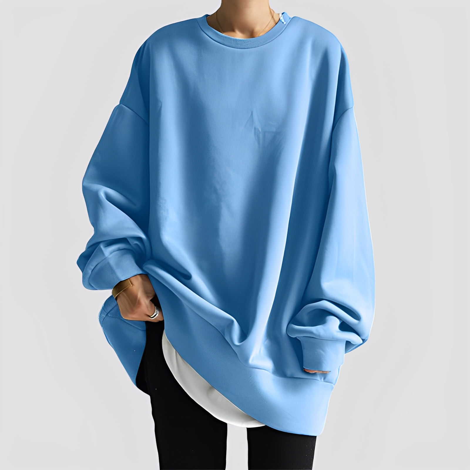 R&B | Damen-Oversize-Pullover Im Modernen Stil