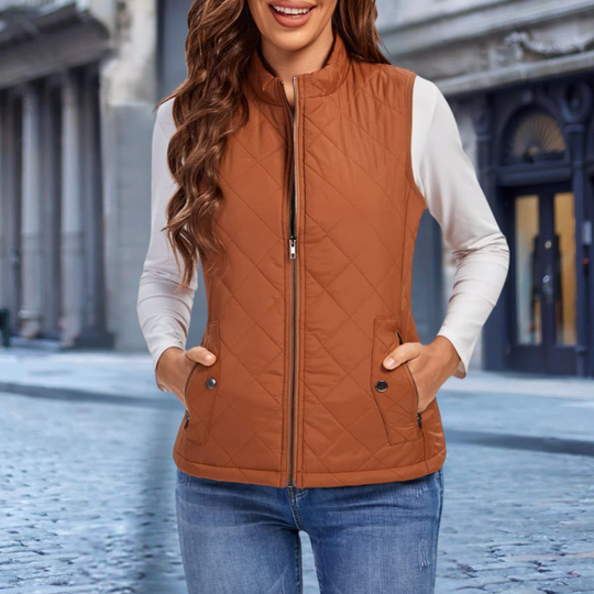 R&B | Elegante Steppjacke mit Zipper für Damen