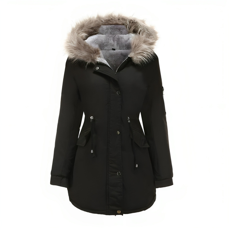 R&B | Winter Parka mit veganem Pelz für Damen umweltfreundliche Materialien