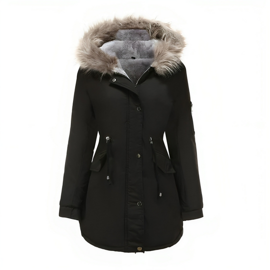 R&B | Winter Parka mit veganem Pelz für Damen umweltfreundliche Materialien