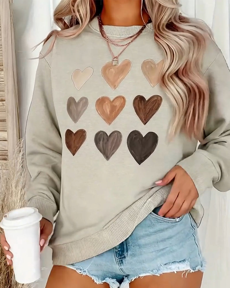 R&B | Buntes Herzförmiges Pullover