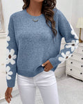 R&B | Strickpullover mit Floralem Muster