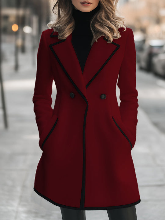 R&B | Duster - elegante Damenjacke mit schwarzen Akzenten