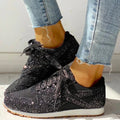 Stylische Damen Glitter Sneakers R&B