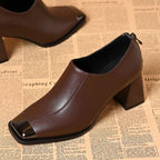 Klassische Lederoptik-Stiefeletten mit Reißverschluss R&B R&B