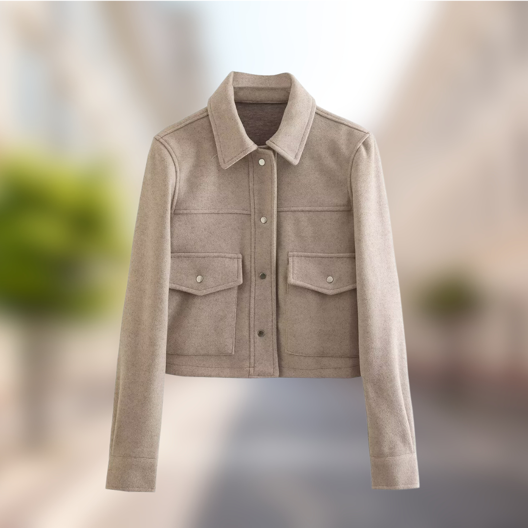 R&B | Damen Wolljacke Im Lässigen Look für Den Herbst