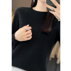 R&B | Sweatshirt - Weicher Strickpullover mit funkelnden Details