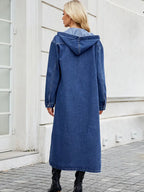 R&B | Langer Denim-Trenchcoat