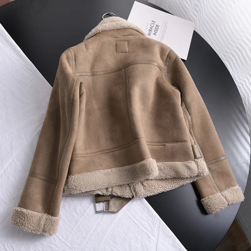R&B | Wildleder Winterjacke - Warm & Stilvoll