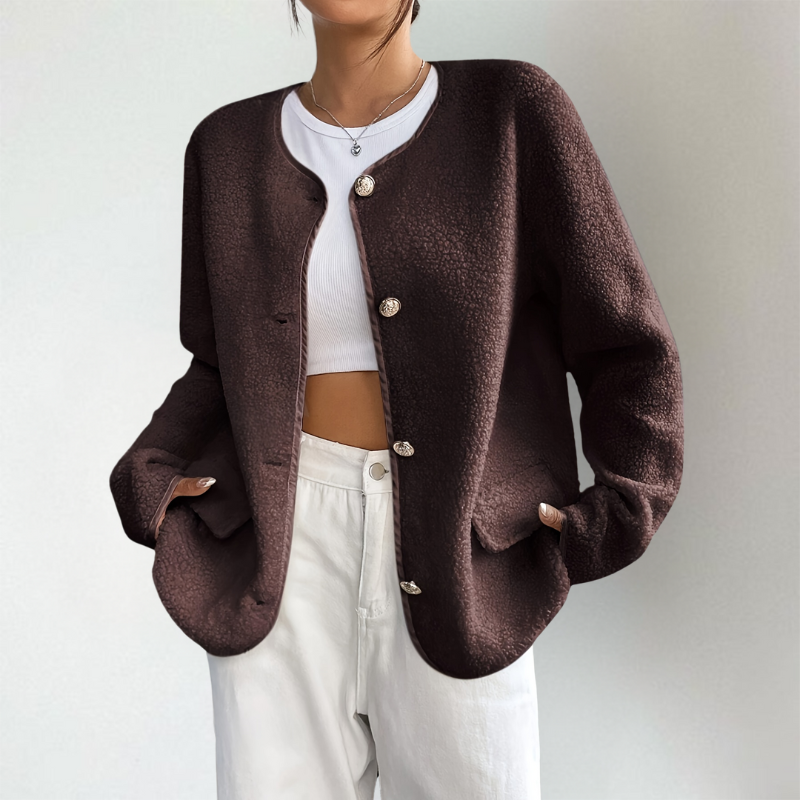 R&B | Bequemer Strickcardigan mit Offener Vorderseite