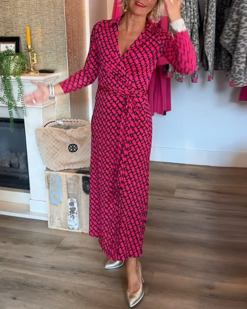 R&B | Maxikleid mit V-Ausschnitt