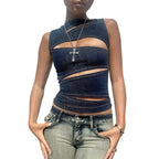 R&B | Top aus Jeansweste