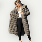 R&B | Damen Kapuzenjacke mit langen Ärmeln