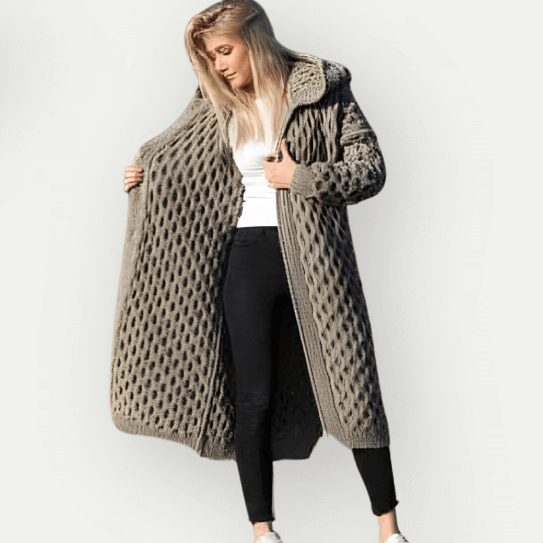 R&B | Damen Kapuzenjacke mit langen Ärmeln