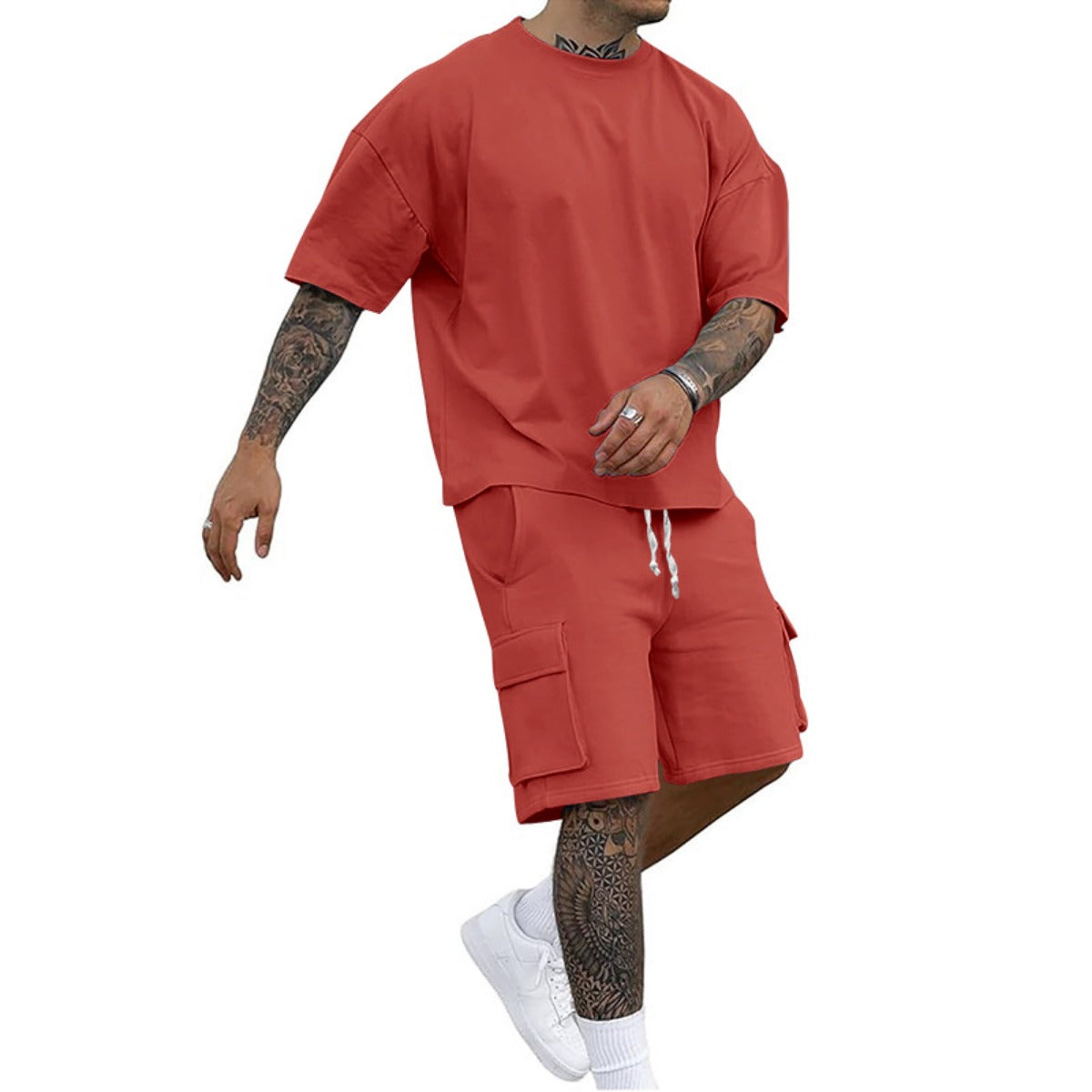R&B | T-Shirt Werkzeugshorts Sportanzug
