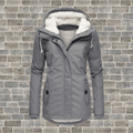 R&B | Damen Lange Winterjacke mit luxuriösem Pelzfutter