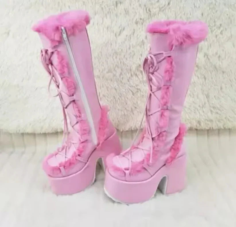 R&B | Dicksohlige Fellstiefel