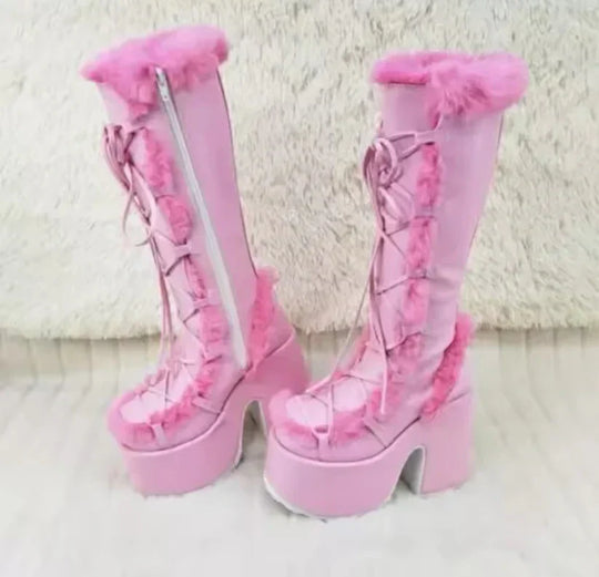 R&B | Dicksohlige Fellstiefel