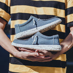 Ezra | Britische Segeltuch-Sneaker für Herren