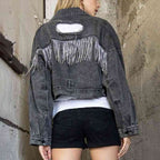 R&B | Zeitgenössische Denim Jacke mit Kragen