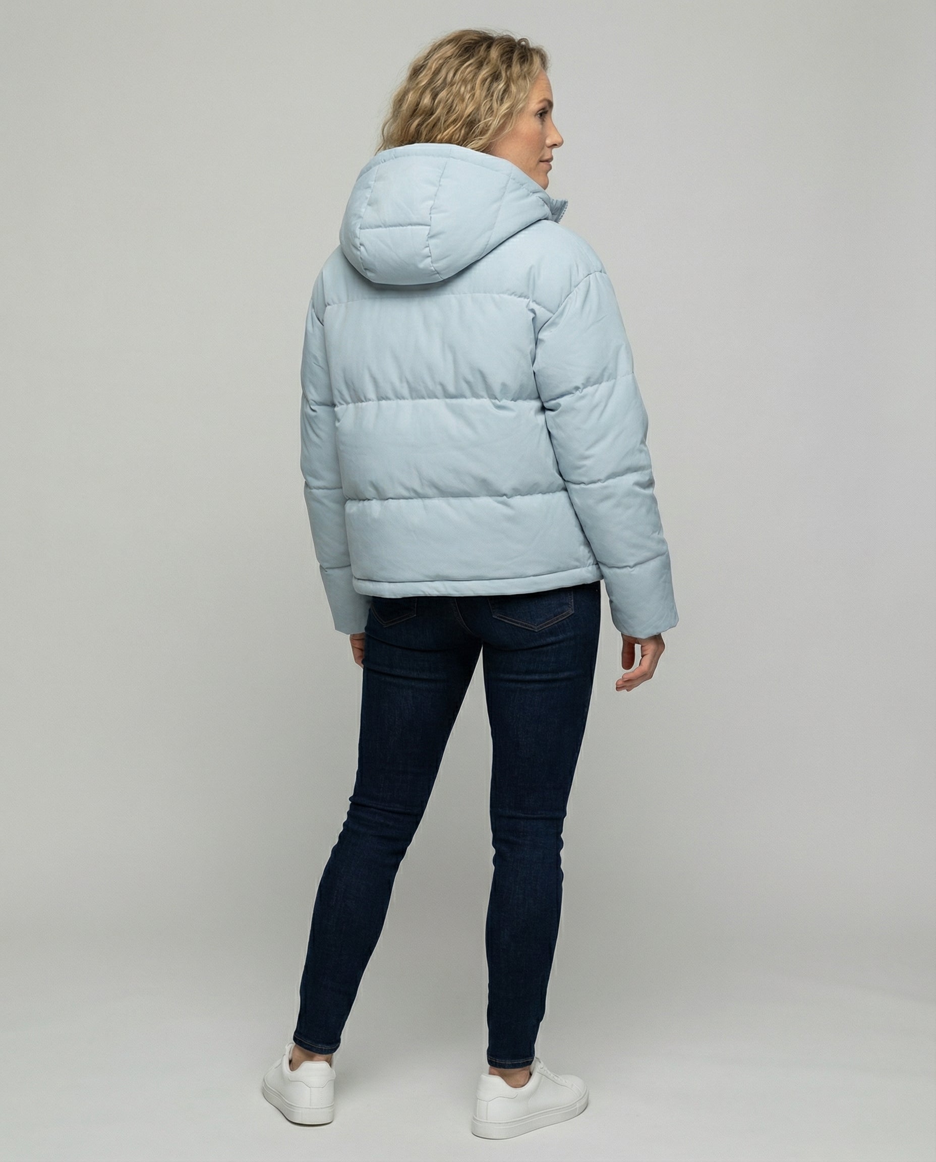 Warme Gepolsterte Jacke Kapuze Damen | R&B
