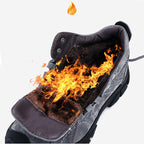 Warme und hohe Arbeitssicherheitsstiefel aus Winter Kaschmir und Stahlkappe R&B