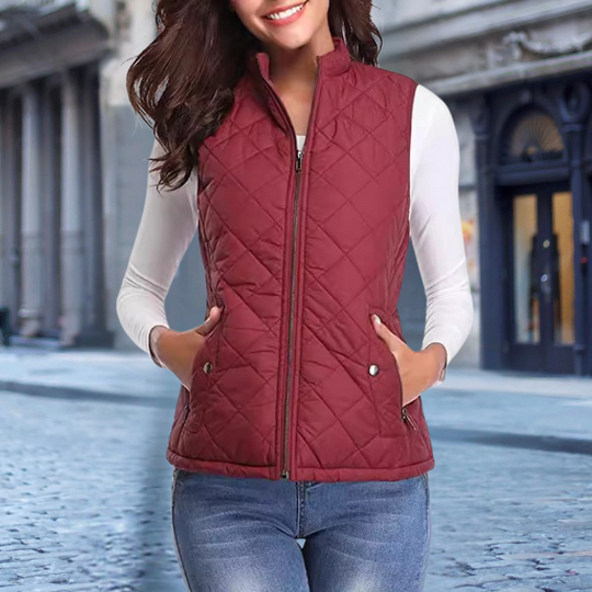 R&B | Elegante Steppjacke mit Zipper für Damen