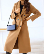 R&B | Lange Elegante Taillierte Trenchcoat Für Damen | Perfekt Für Herbst Und Winter