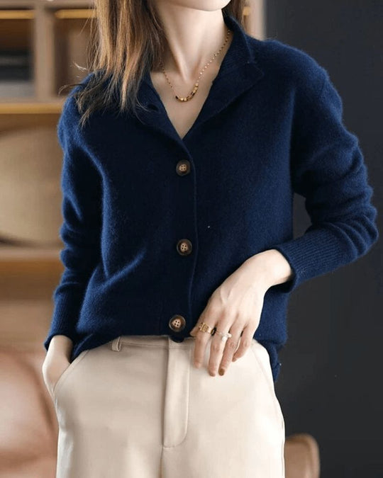 R&B | Gestrickte Strickjacke