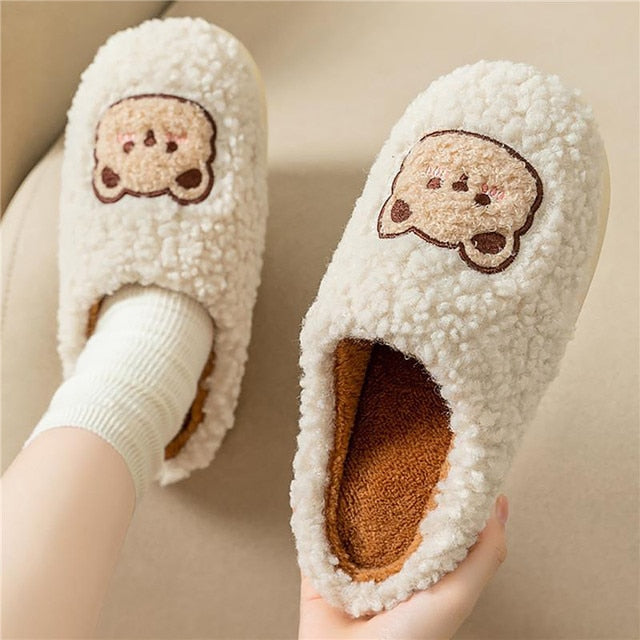 R&B | Bequeme Damen Hausschuhe mit Tiermuster