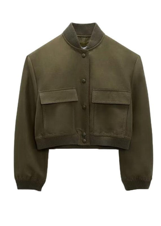 R&B | Utility Baseballjacke - Olivgrün