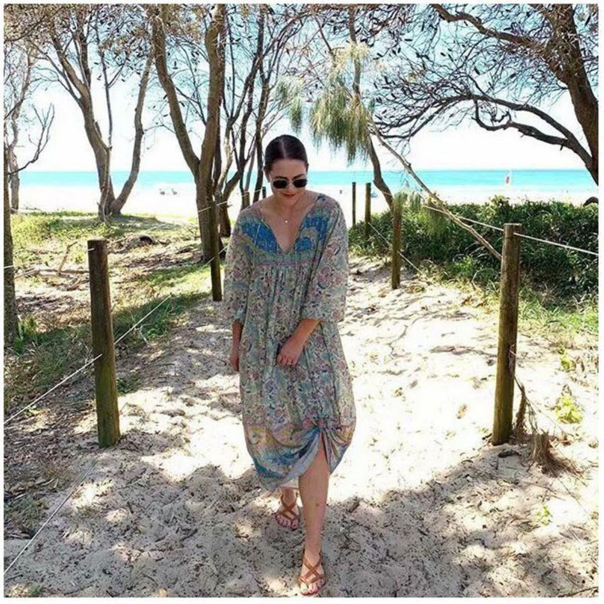 R&B | Kleid mit böhmischem Print