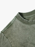 R&B | Baumwoll-T-Shirt mit Rundhalsausschnitt