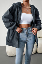 R&B | Lässiger Pullover cardigan mit Kapuze