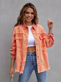 R&B | Zerrissene Denimjacke in Übergröße