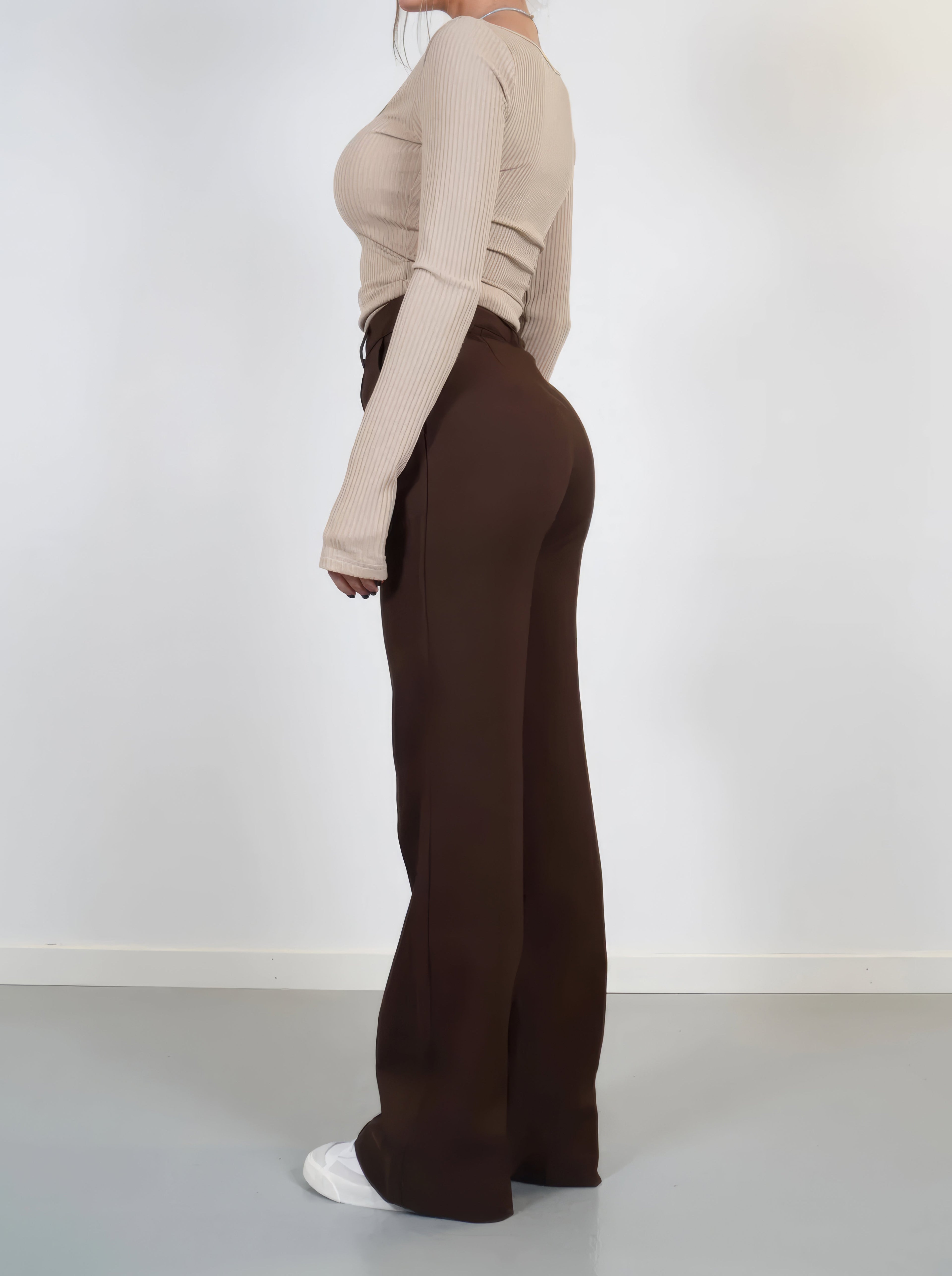 R&B | Taille Damenhose mit Gerader Passform