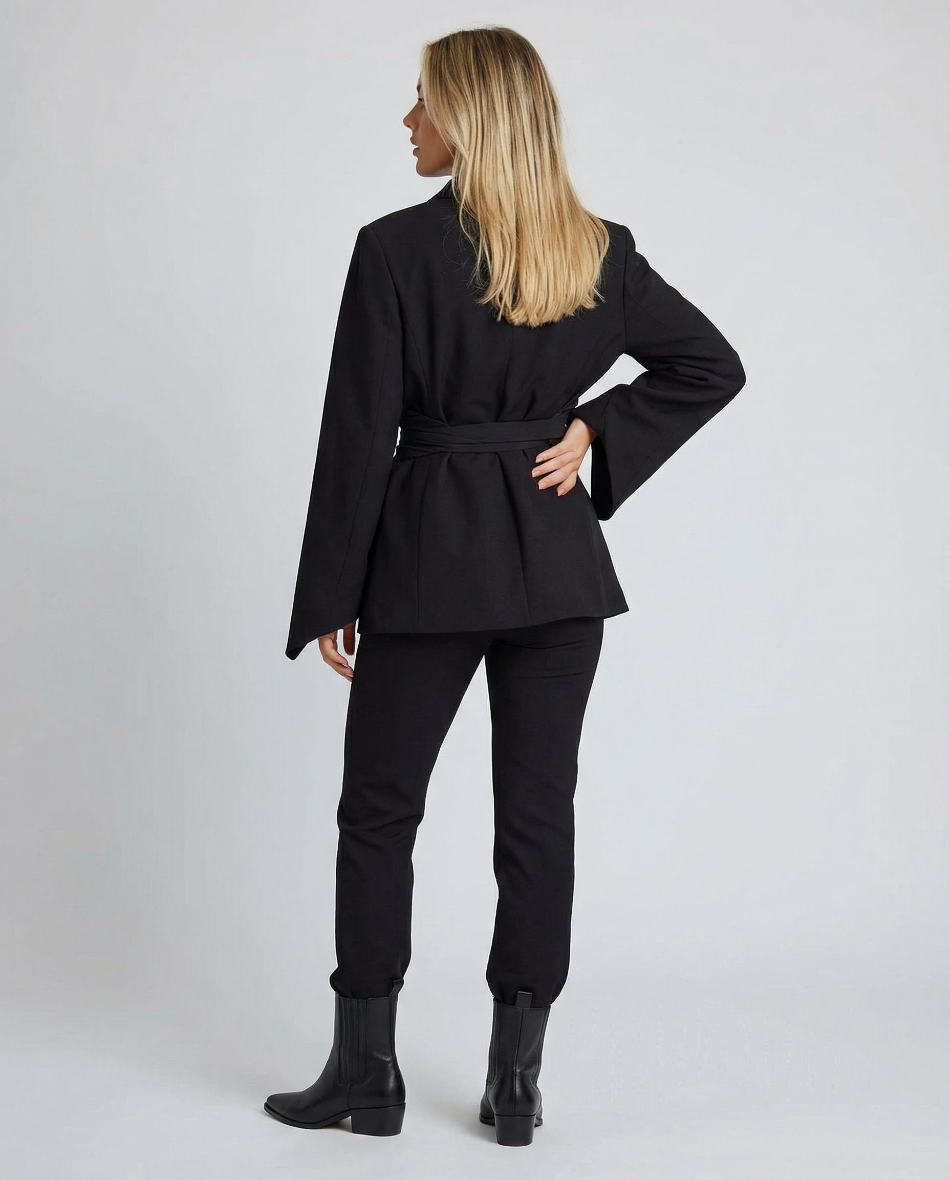 Taillierter Gürtel Blazer Damen | R&B